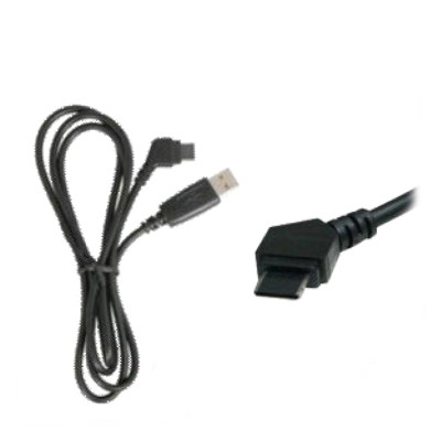 Добави още лукс USB кабели Дата кабел USB за Samsung E250 и други черен